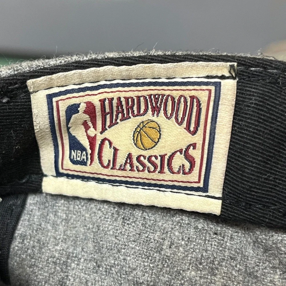 Vintage Mitchell &‎ Ness Los Angeles Lakers Hat Grey Wool NBA Hardwood Classic 7